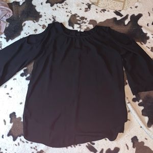 Cold shoulder dress top